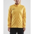 Craft Sport-Trainingsjacke Squad - ohne Seitentaschen, bequeme und funktionell - gelb Damen